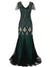Długa Sukienka Gatsby  Zielona Haute Couture