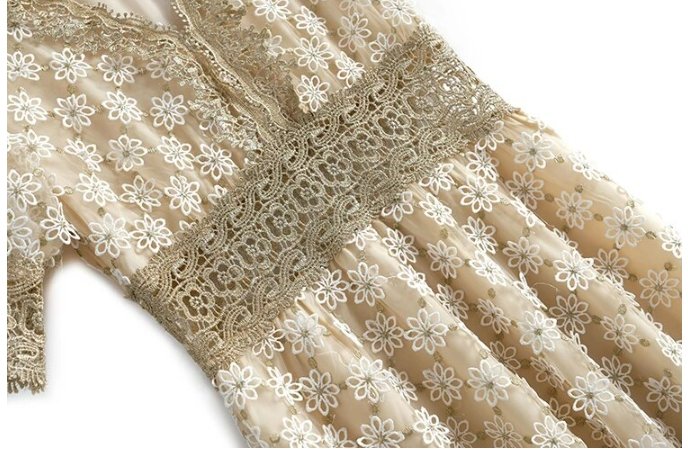 Szampańska Sukienka Z Lat 40