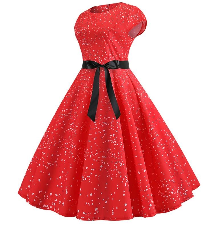 Hollywoodzka Sukienka Z Lat 50