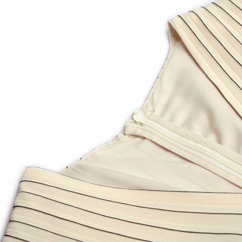 Beżowa Sukienka Maxi Z Lat 40. XX Wieku