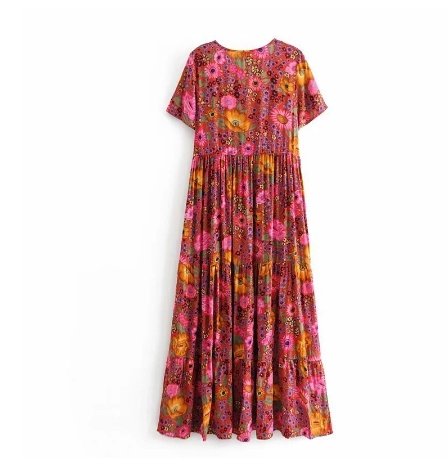 Sukienka Maxi Z Lat 70