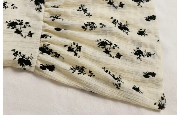 Kwiecista Sukienka Maxi W Stylu Vintage W Kolorze Khaki