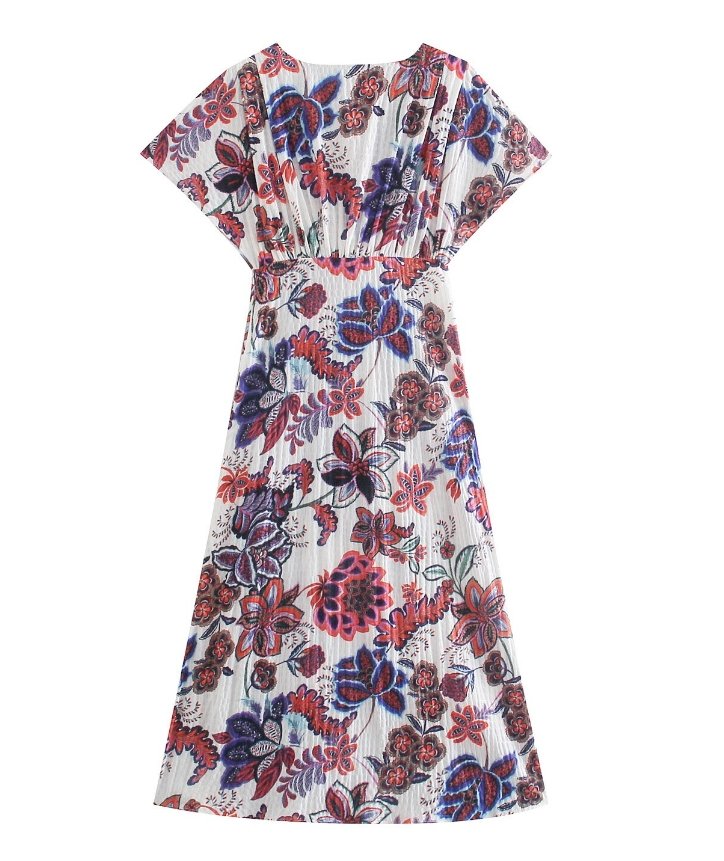 Długa Sukienka Z Lat Siedemdziesiątych