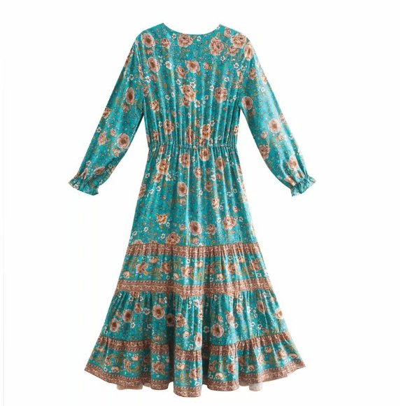 Sukienka Maxi W Stylu Lat 70