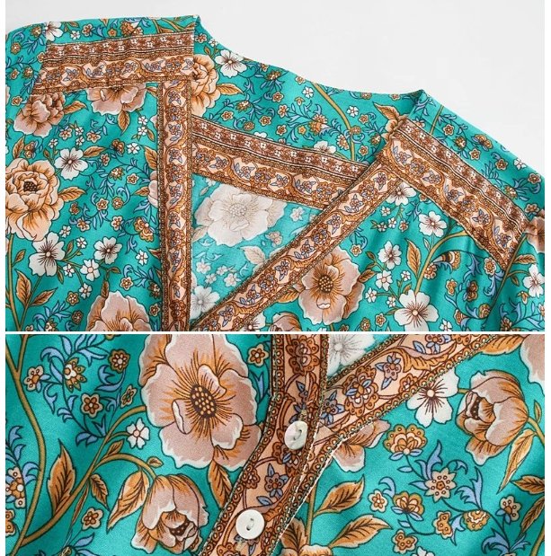 Sukienka Maxi W Stylu Lat 70