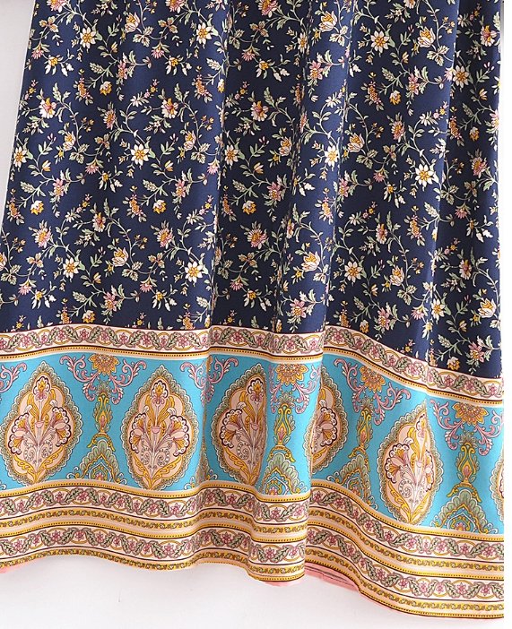 Długa Sukienka Vintage Z Lat 70