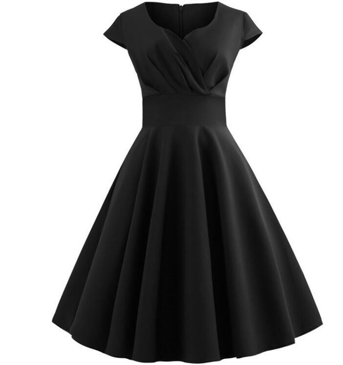 Czarna Sukienka Z Lat 60