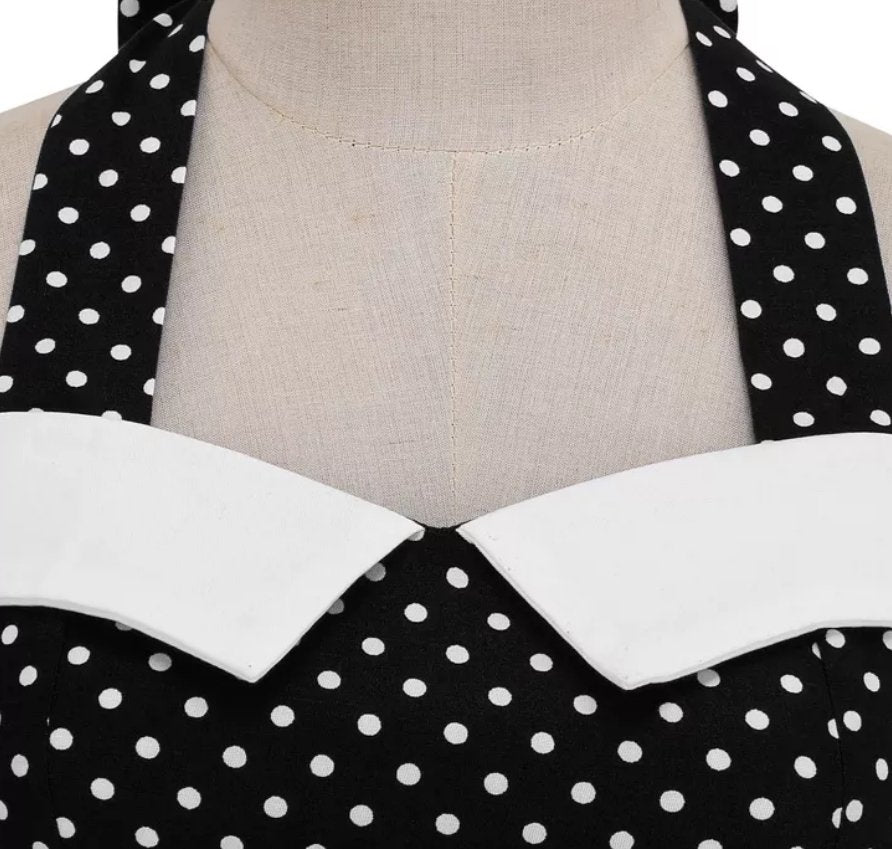 Czarna Sukienka Skater Z Lat 50