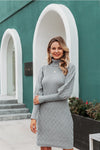 Sukienka Sweterkowa W Stylu Vintage