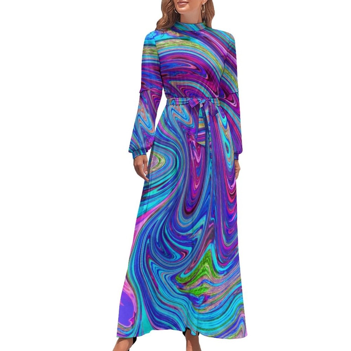 Suknia Wieczorowa W Stylu Retro Z 1970 R