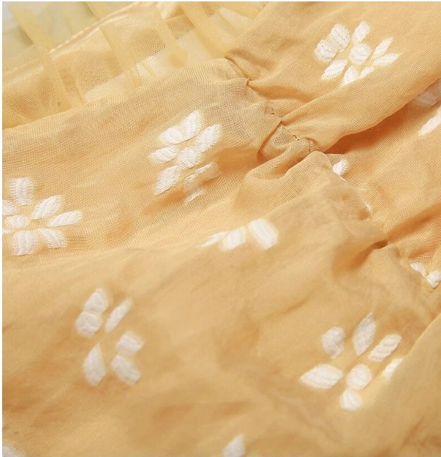 Żółta Sukienka W Stylu Retro Z Lat 40. XX Wieku