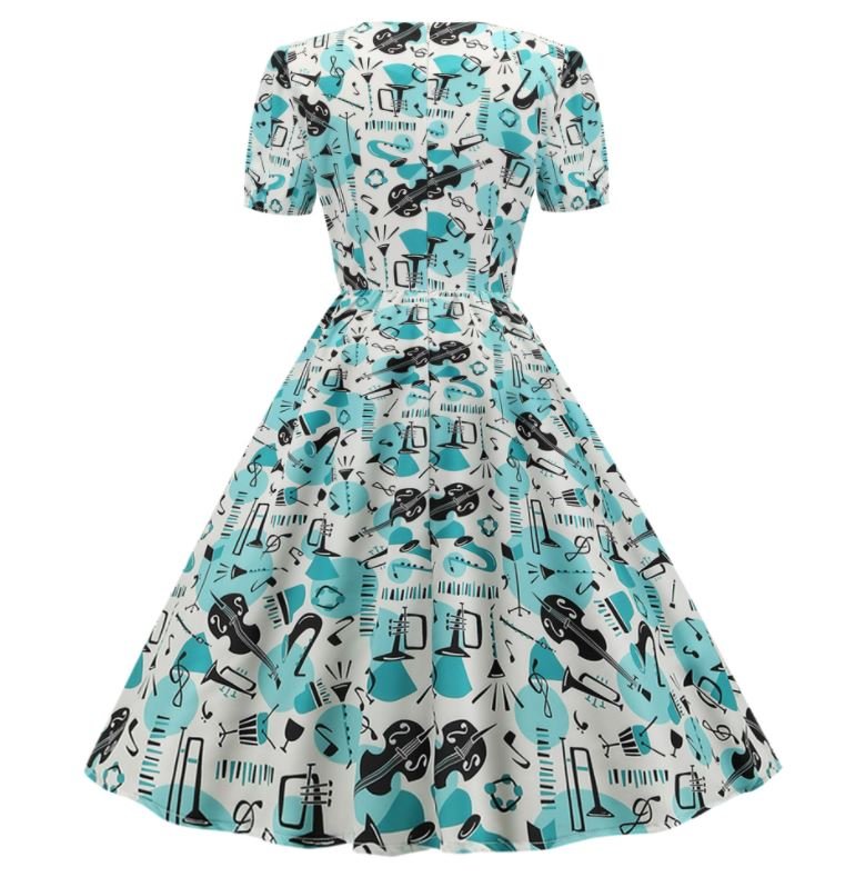 Rockowa Sukienka Z Lat 60