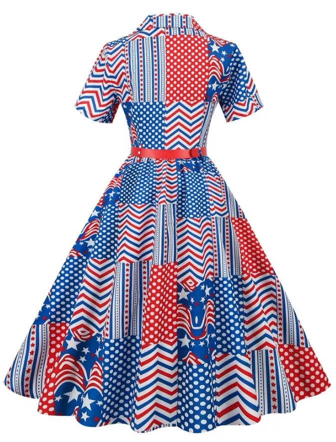 Rock'n'Rollowa Sukienka Z Lat 50