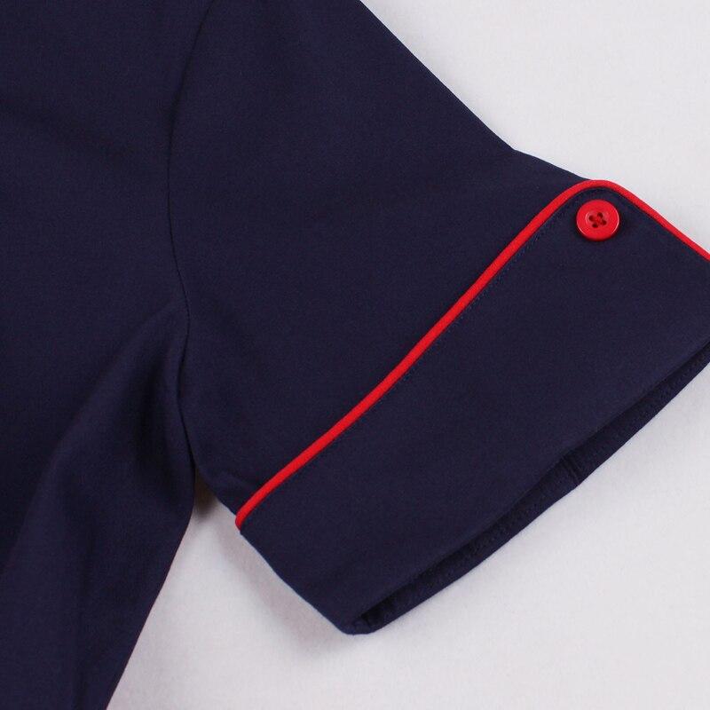 Granatowa Sukienka Rockabilly