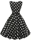 Sukienka Rockabilly Pin-Up Retro Z Lat 50. W Kropki