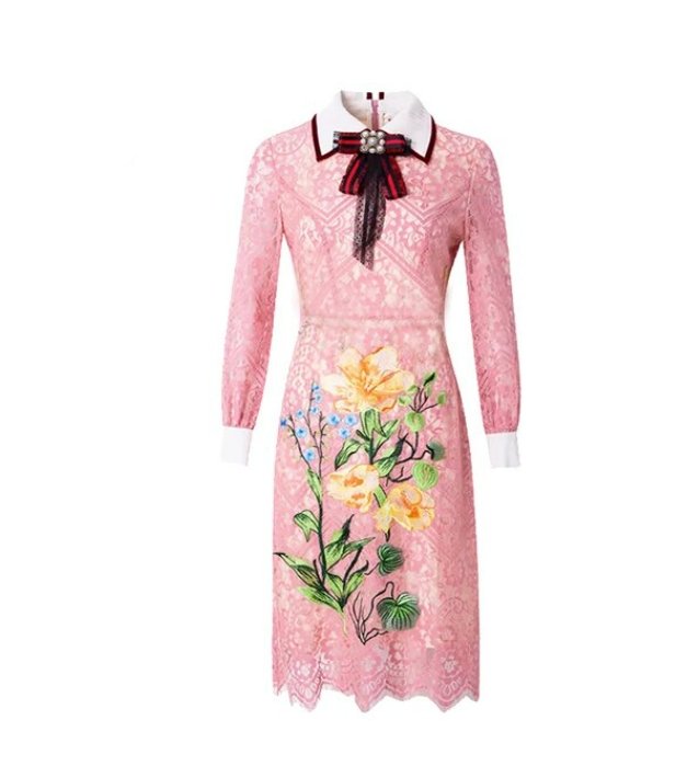 Różowa Sukienka Z Lat 40