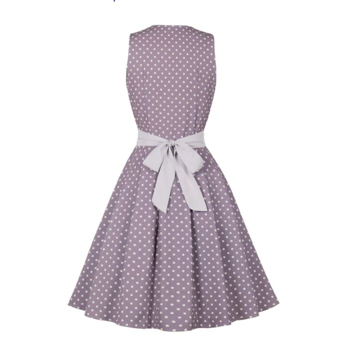 Sukienka Bez Rękawów Z Lat 50