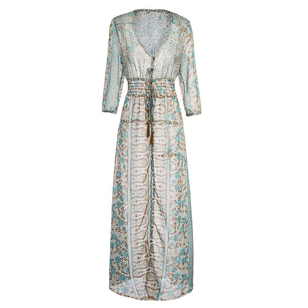 Sukienka Plus Size Z Lat Siedemdziesiątych