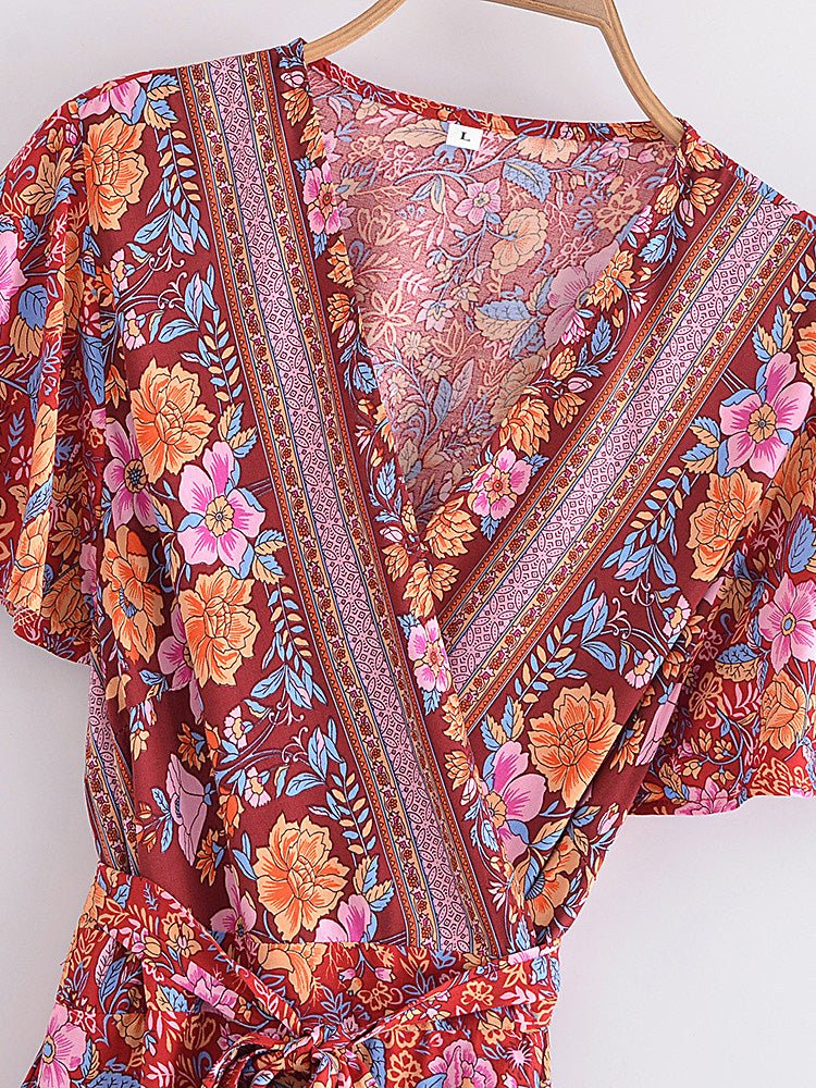 Wiosenna Sukienka Z Lat Siedemdziesiątych