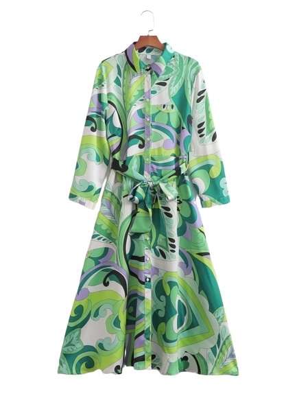 Sukienka Vintage Z Lat 70