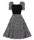 Czarna Sukienka W Stylu Vintage Z Lat 50