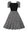 Czarna Sukienka W Stylu Vintage Z Lat 50