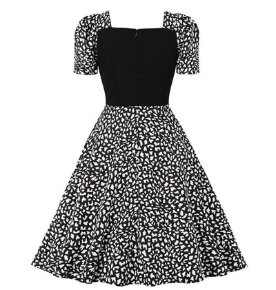 Czarna Sukienka W Stylu Vintage Z Lat 50