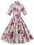 Sukienka W Stylu Lat 50. W Róże Vintage