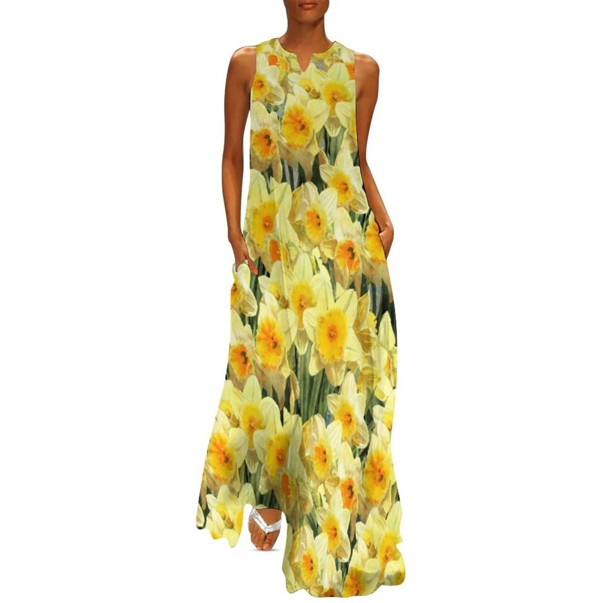 Sukienka W Kwiaty W Stylu Lat 70