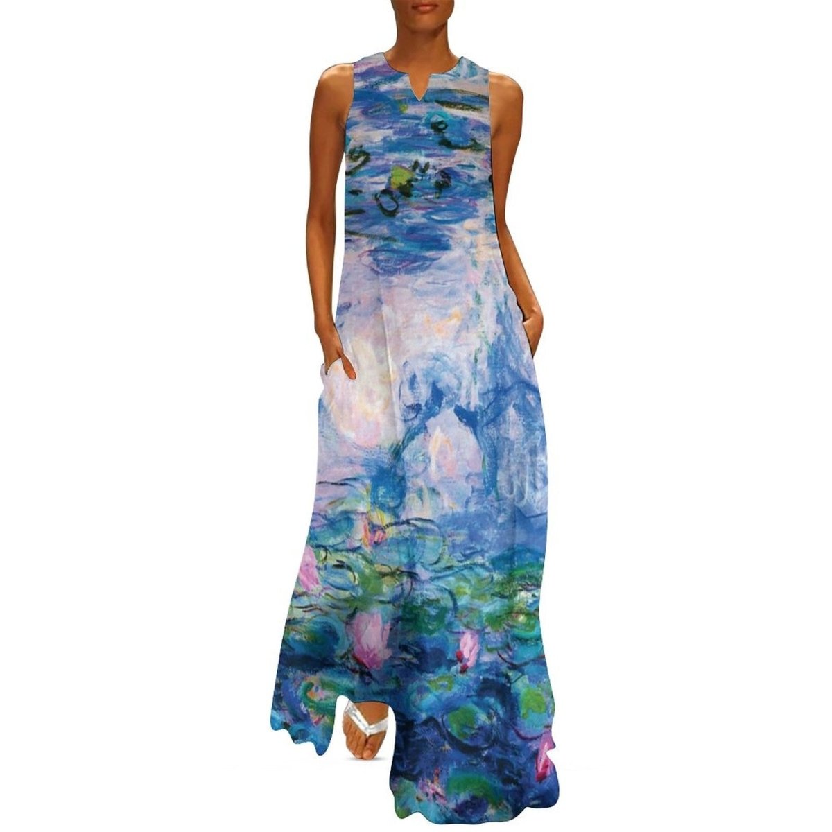 Sukienka W Stylu Lat 70. Natura