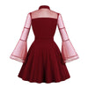 Czerwona Sukienka W Stylu Lat 50. Plus Size