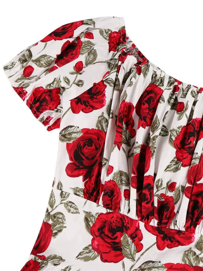 Sukienka Liberty Plus Size W Stylu Vintage