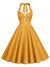 Żółta Sukienka Z Lat 60