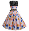 Trapezowa Sukienka W Stylu Vintage
