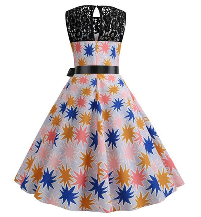 Trapezowa Sukienka W Stylu Vintage
