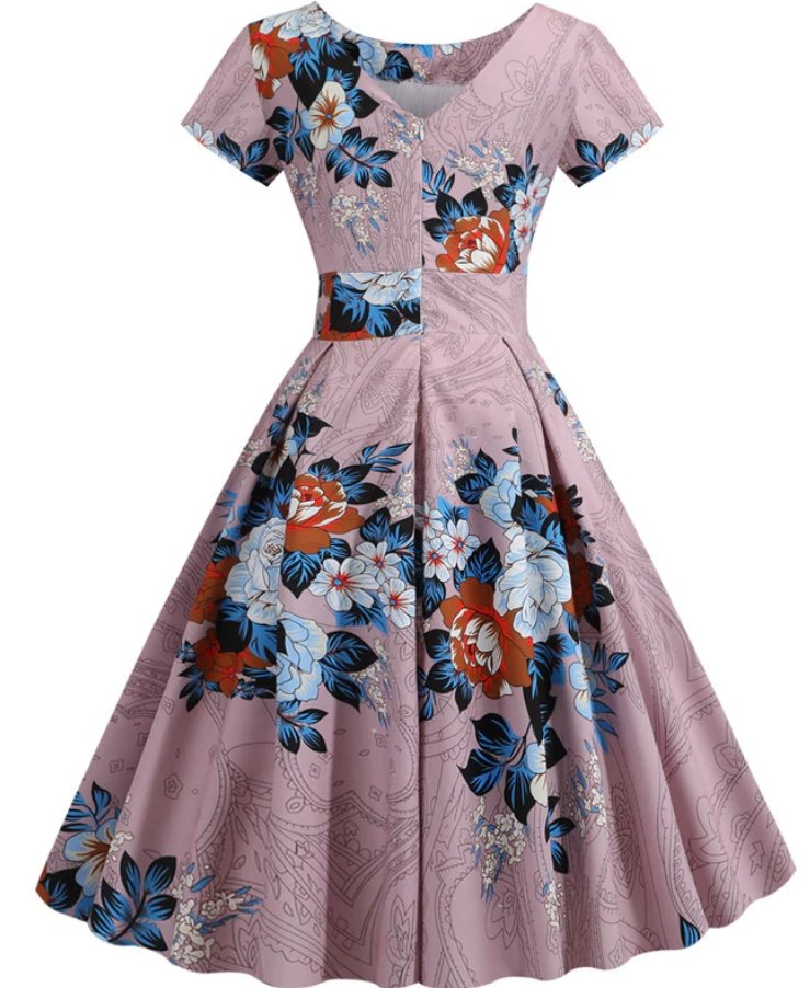 Szykowna Tunika W Stylu Vintage