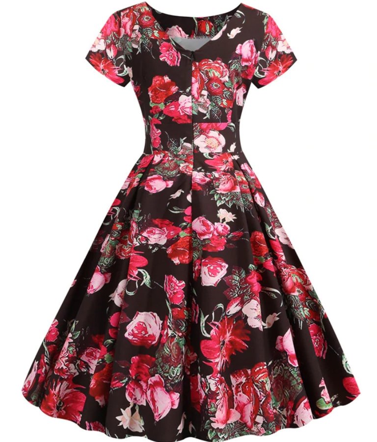 Letnia Tunika W Stylu Vintage