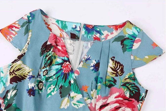 Tunika W Kwiaty W Stylu Vintage