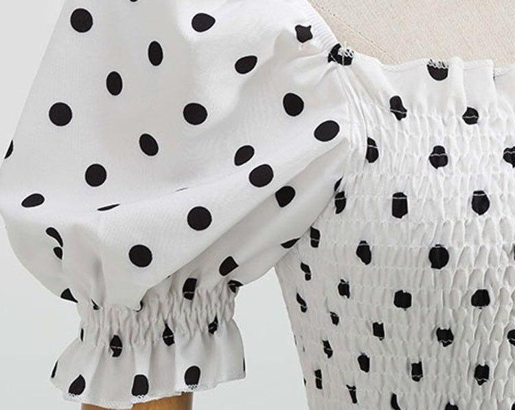 Biała Sukienka W Stylu Lat 50