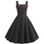 Czarna Sukienka Vintage 1950