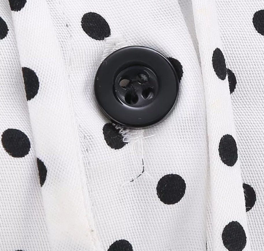 Czarno-Biała Sukienka Vintage Z Lat 60