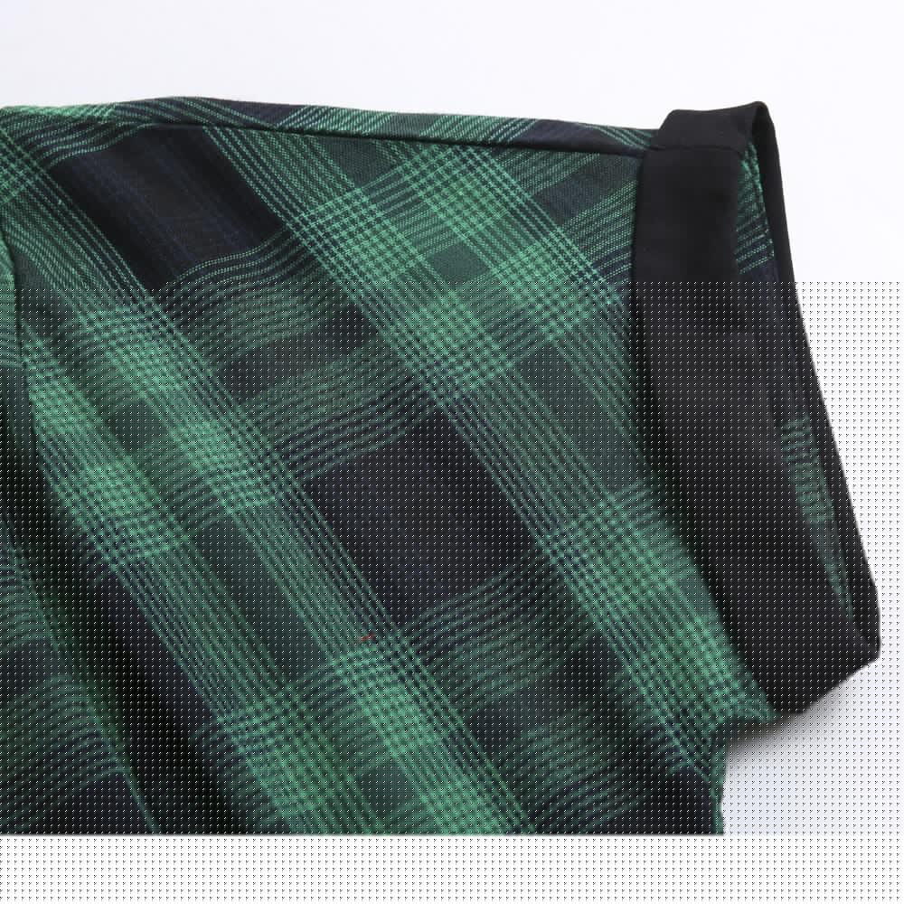 Zielona Sukienka Vintage W Stylu Angielskim