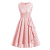 Różowa Suknia Wieczorowa Vintage Z Lat 50