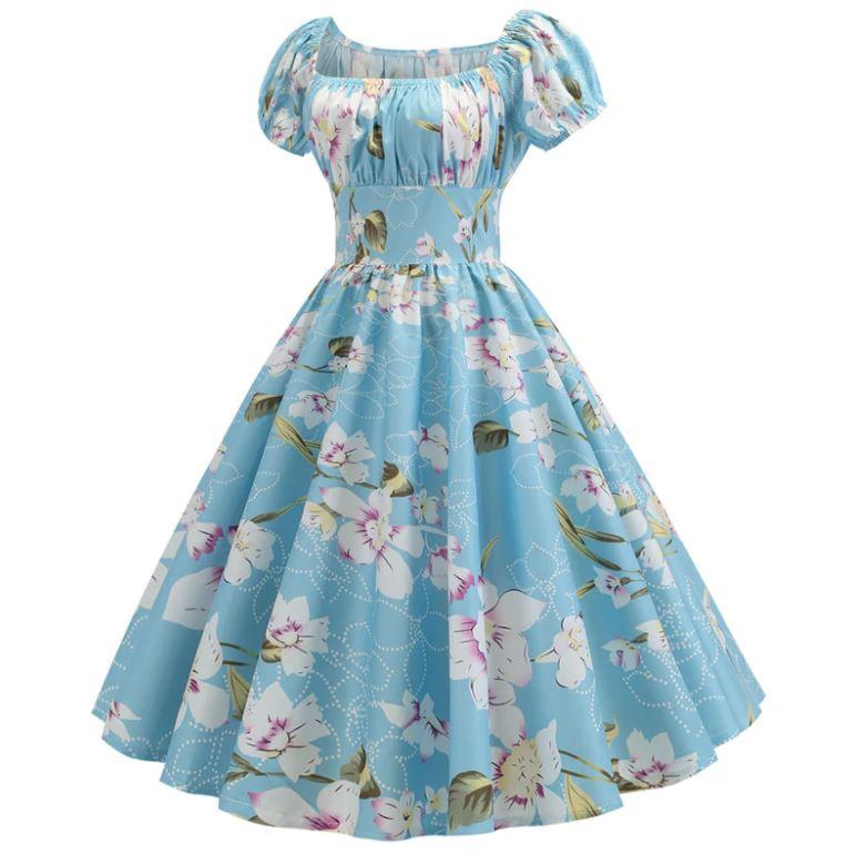 Damska Sukienka Z Lat 60