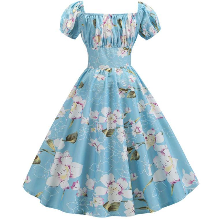 Damska Sukienka Z Lat 60