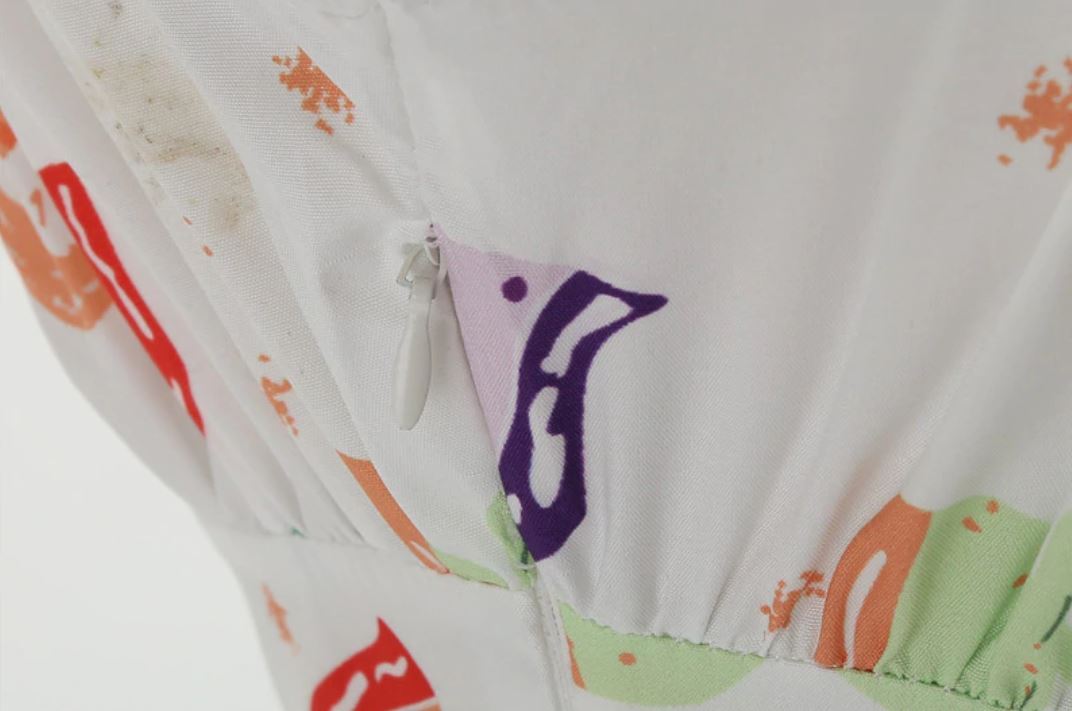 Cukierkowa Sukienka Vintage Z Lat 60