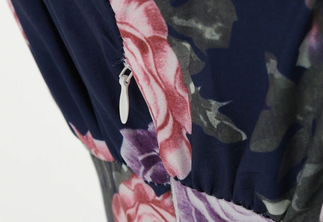 Sukienka Vintage Z Lat 60. W Róże