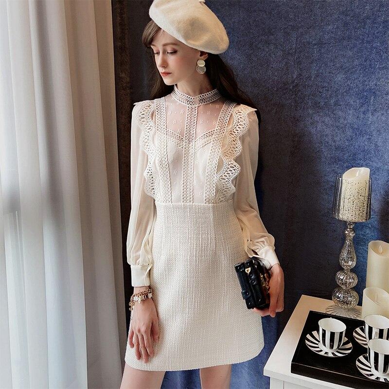 Beżowa Sukienka Vintage Z Lat 30