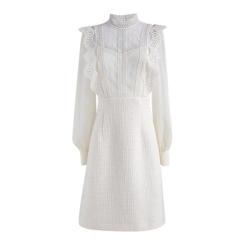 Beżowa Sukienka Vintage Z Lat 30