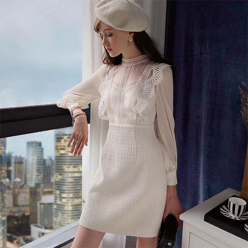 Beżowa Sukienka Vintage Z Lat 30